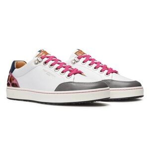 Royal Albartross ladies golf shoes size US6-6.5 in white with pink leopard